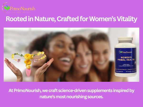 PrimoNourish Women’s Primal Health – Grass-Fed Beef Organ Complex (Liver, Kidney, Heart & Other Organs) – Supports Energy, Vitality & Hormone Balance – Non-GMO, Additive-Free – 120 Capsules, USA Made